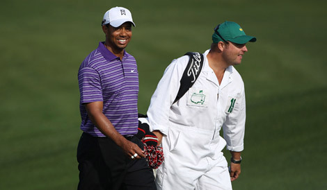 타이거 우즈 (Tiger Woods), 골퍼(미국)/ 타이거 우즈의 새 캐디로 절친한 마크 오메라 캐디 셰인 조엘 물망