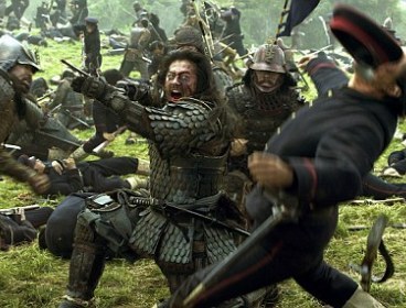 A scene from "The Last Samurai"