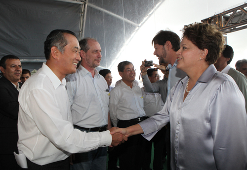 장세주, 동국제강 (대표이사 회장)/지우마 호세프(Dilma Rousseff), 브라질 대통령/ 동국제강 브라질 고로 착공