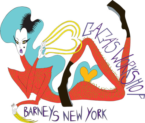 <YONHAP PHOTO-0149> In this image released by Barneys New York, artwork is shown from the Barneys New York and Lady Gaga Holiday Campaign. The singer and her team are going to reinterpret Santa's workshop and put it on display at Barneys. She'll get an entire floor and take over the coveted windows starting in mid-November at the retailer's flagship Madison Avenue store, Mark Lee, Barneys CEO, announced Monday, Aug. 15, 2011. (AP Photo/PRNewsFoto, Barneys New York) /2011-08-16 01:33:41/ <저작권자 ⓒ 1980-2011 ㈜연합뉴스. 무단 전재 재배포 금지.>\r\nArtwork from the Barneys New York and Lady Gaga Holiday Campaign   AP-Yonhap News