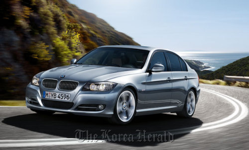 A BMW 3-series sedan BMW