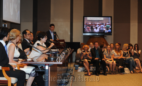서울드라마어워즈 2011 기자회견.<br />이상섭 기자 babtong@heraldm.com 2011.08.29\r\nSeoul International Drama Awards 2011 press conference is held in Seoul  Monday. Lee Sang-sub/The Korea Herald