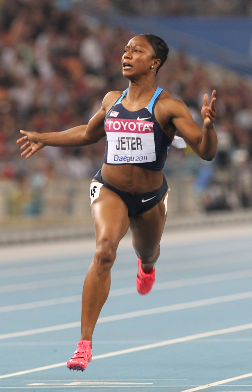 카멜리타 지터 (Carmelita Jeter) 육상선수 (미국) / (연합) American Jeter wins world women's 100m gold(Yonhap News)
