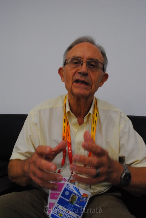 Gabriel Dolle, the IAAF Medical and Anti-Doping Director\n Oh Kyu-wook/The Korea Herald