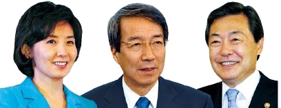 나경원(한나라당 의원),정운찬(서울대학교 명예교수),맹형규(행정안전부 장관)
