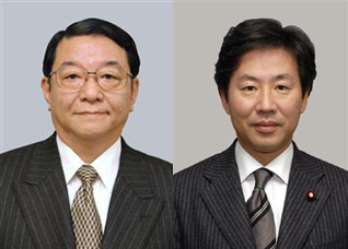 후지무라 오사무(일본 관방장관),아즈미 준(일본 재무성장관)