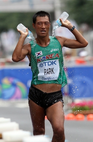 Park Chil-sung of South Korea  Yonhap News 박칠성(육상선수)
