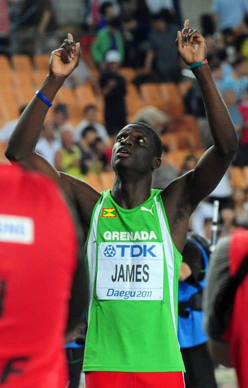 Grenada’s Kirani James\r\n(Park Hae-mook/The Korea Herald)\r\n키라니 제임스(Kirani James 그레나다 육상선수)