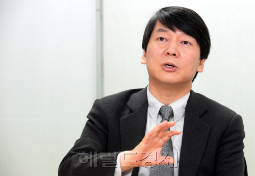 안철수 서울대학교 융합과학기술대학교 원장./ 안훈기자 rosedale@ 2011.07.06