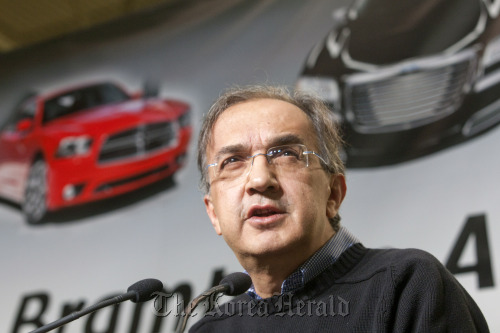 Sergio Marchionne.  Bloomberg