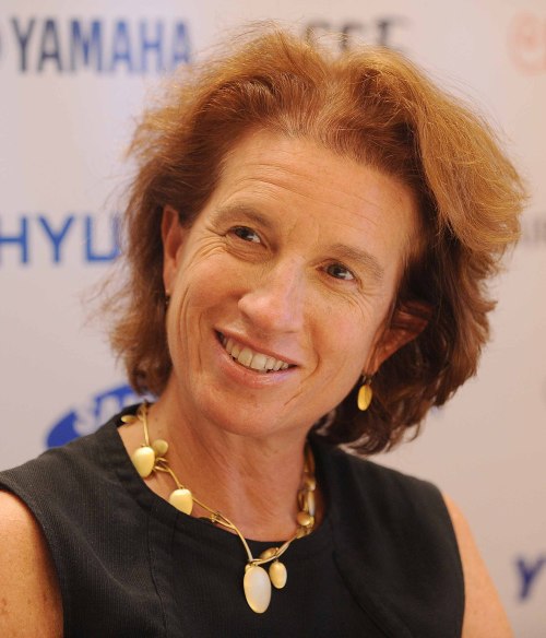 Leslie Koch, president of the Trust for Governors Island, speaks\r\nduring an interview in Seoul, Tuesday. (Lee Sang-sub/The Korea Heral)