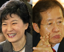 박근혜 한나라당 (국회의원) , 홍준표 (홍판표) 한나라당 (대표최고위원), 대한태권도협회 (회장) / 與, 강풍 잠재운‘2006년 어게인’