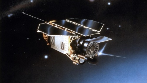 Artist's conception of the German x-ray satellite ROSAT (AP)