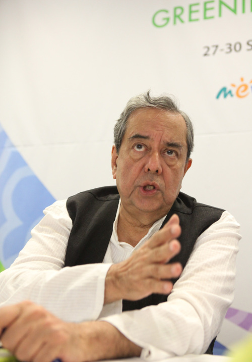 Ashok Khosla, president of the International Union for Conservation of Nature