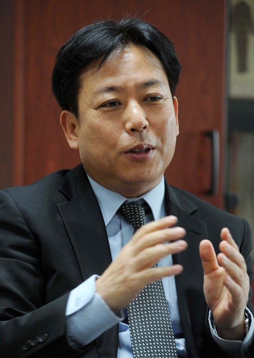 김의석 영화진흥위원장 인터뷰.<br />이상섭 기자. babtong@heraldm.com 2011.09.27\r\n김의석 영화진흥위원장 인터뷰.\r\n이상섭 기자. babtong@heraldm.com 2011.09.27