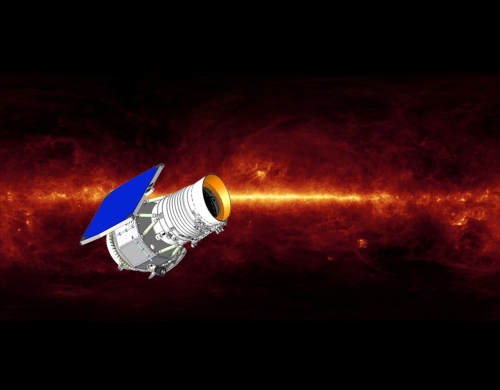 Artist's rendition of Wide-field Infrared Survey Explorer released Thursday by NASA/Jet Propulsion Laboratory. (NASA)