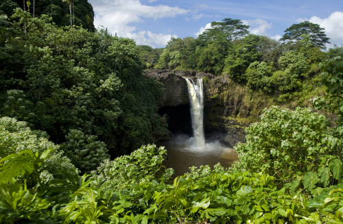 The 80-foot Rainbow Falls is found at Wailuku River State Park in Hilo, Hawaii. (MCT)