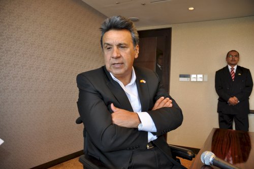 Ecuador Vice President Lenin Moreno (Yoav Cerralbo/The Korea Herald)