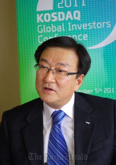 Jin Soo-hyung, president of KOSDAQ Market Division at Korea Exchange