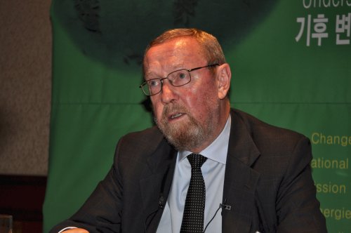 United Kingdom Chief Scientific Advisor Sir John Beddington\r\n  (Yoav Cerralbo/The Korea Herald)