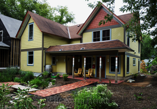 The exterior view of Britta Hansen and Eric Hazen’s south Minneapolis, Minnesota home is featured, May 9.  \n Minneapolis Star Tribune/MCT