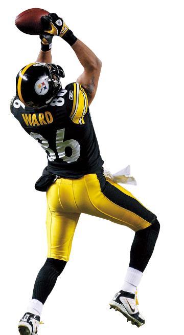 Steelers receiver Hines Ward needs 13 yards against Jacksonville on Sunday to surpass Hallof-Famer Michael Irvin for 19th on the all-time list. (File photo)