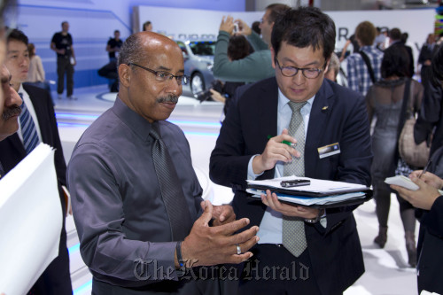 Edward Welburn, GM vice president of global design.    GM