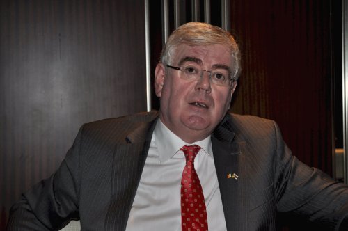 Ireland’s Deputy Prime Minister and Minister for Foreign Affairs\r\nand Trade Eamon Gilmore (Yoav Cerralbo/The Korea Herald)