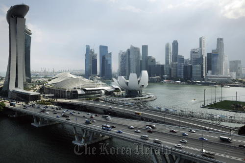 The Singapore skyline. Bloomberg