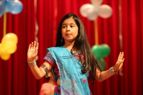 A girl dances during Indians in Korea’s Diwali celebrations. IIK