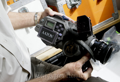 This Aaton A-minima super 16mm film camera was sold during an online auction in North Hollywood, California, on Oct. 20. Los Angeles Times/MCT
This Aaton A-minima super 16mm film camera was sold during an online auction in North Hollywood, California, on Oct. 20. Los Angeles Times/MCT