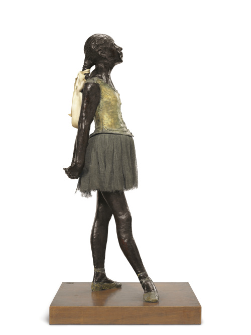 A sculpture by Edgar Degas, “Little Dancer Aged Fourteen,”will lead Christie’s New York auction of impressionist and modern art in November. (AP-Yonhap News)