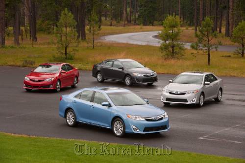 Toyota Motor Corp.’s 2012 Toyota Camry XLE vehicles.     Bloomberg