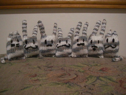 Bunnies sporting moustaches are sold to raise cash for Movember Helen Unwin