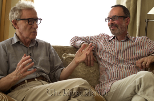Woody Allen (left) is the subject of Robert Weide’s “Woody Allen: a Documentary” airing on PBS’ “American Masters” Nov. 20 and 21. MCT