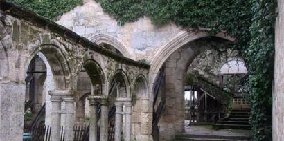 14th century Cordeliers cloisters in Saint Emilion, southwest France