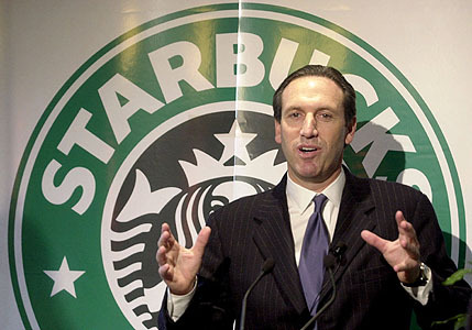 하워드 슐츠 (Howard Schultz) 기업인 출생 1953년 7월 19일 (미국)소속 스타벅스 (회장)