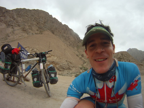 Sharing Page
Cyclist Brian Perich takes a break while cycling in the northern Himalayas this summer.   Brian Perich