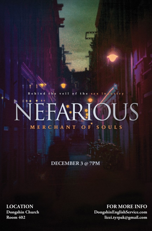 Sharing Page
“Nefarious” poster