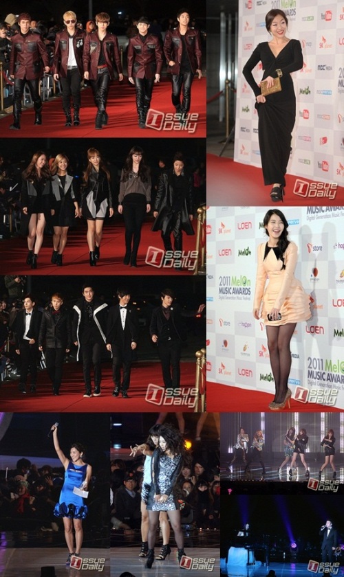 멜론뮤직어워드,MMA ‘2011 MMA’ 독식 없는 고른 시상, 불참자 속출은 ‘옥에 티’