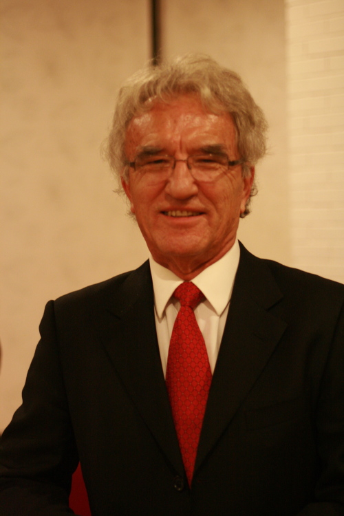 Professor Horst Teltschik, member of the new Joint Consultation Committee on Korean Reunification (Kirsty Taylor)