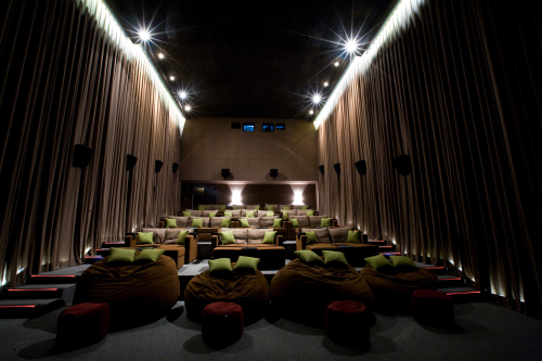 The inside view of Gold Class venue at CGV Sangam (CJ CGV)