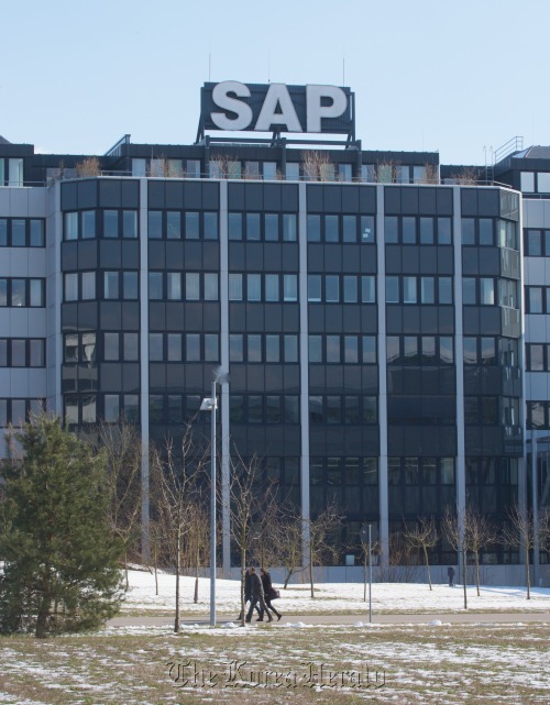 The headquarters of SAP AG stand in Walldorf, Germany.
Bloomberg