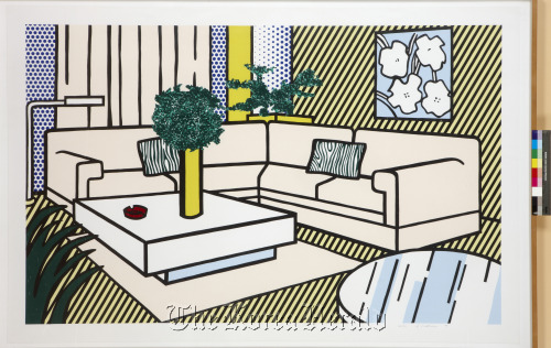 “Yellow Vase (Interior Series)” by Roy Lichtenstein. Sky Art Gallery