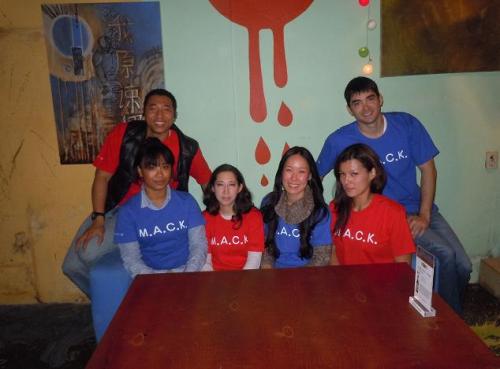 Chang-wook Gregory Diggs Yang (left, second row) poses with members of the M.A.C.K. Foundation.
(M.A.C.K. Foundation)