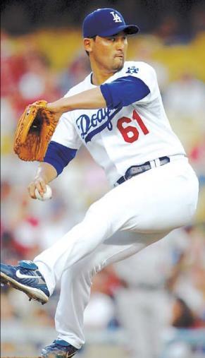 Park Chan-ho enjoyed his best seasons with the Los Angeles Dodgers.   (File photo)