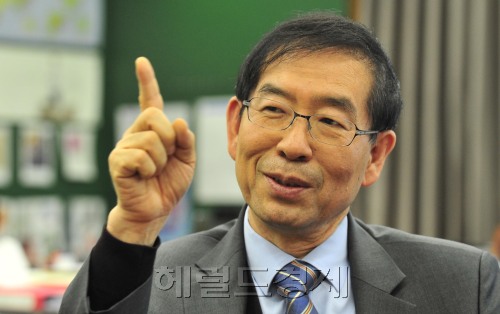 박원순 서울시장<br />김명섭 기자 msiron@