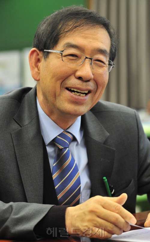 박원순 서울시장<br />김명섭 기자 msiron@
