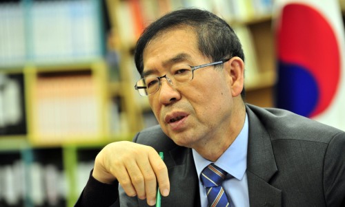 박원순 서울시장<br />김명섭 기자 msiron@