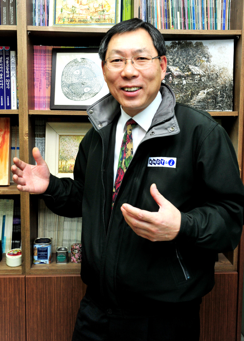 케이엔디티 이의종 사장. 박현구 기자phko@heraldm.com 2011.12.12